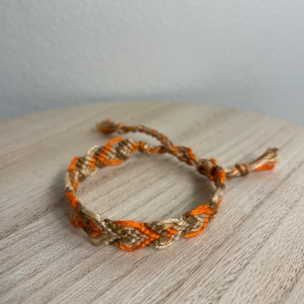 Tangerine Tree Woven Bracelet